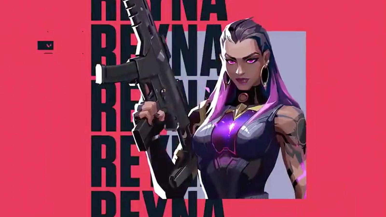 Valorant Reyna Reyna with gun wallpaper background 