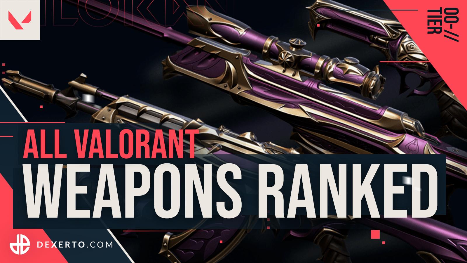 Best weapons to use in Valorant: Every gun ranked