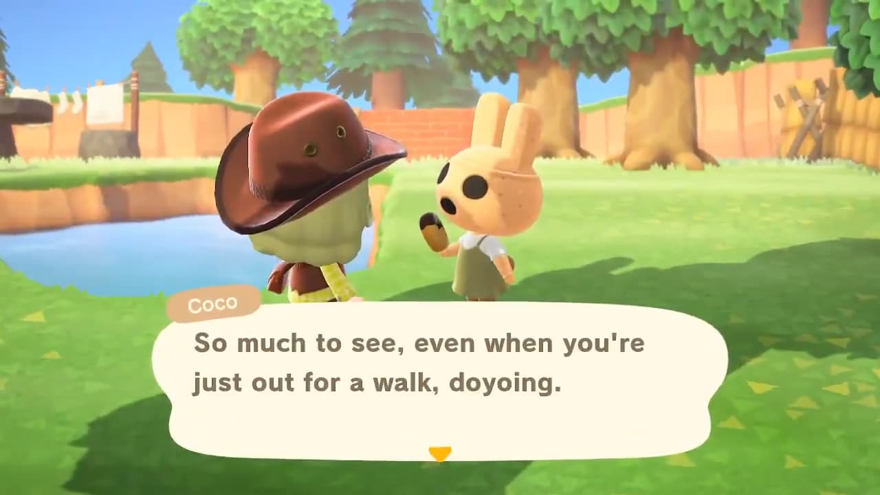 Coco's funny catchphrase in Animal Crossing