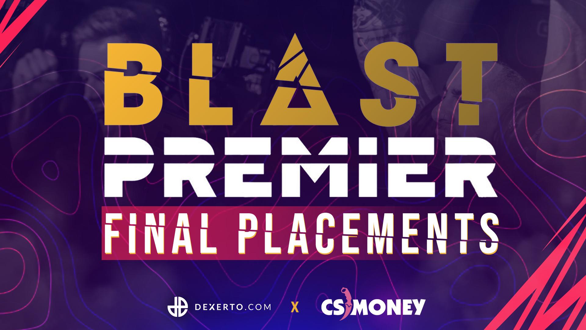 BLAST Premier Spring Finals Final Placements