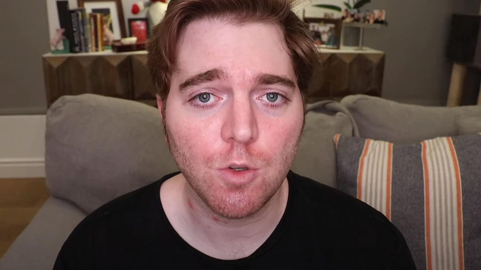 Shane Dawson speaks to the camera during his apology video.