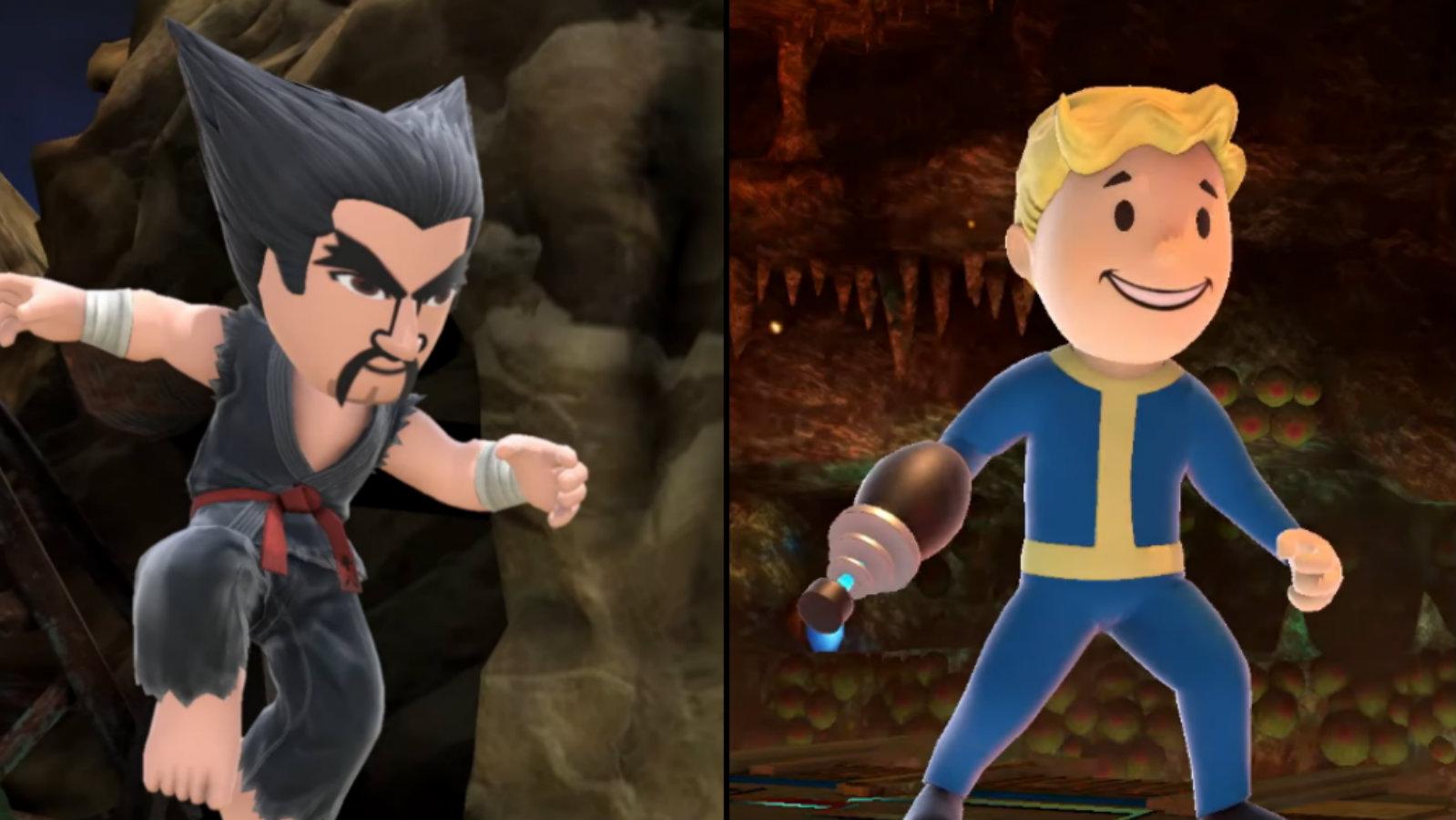 Tekken's Heihachi and Fallout's Vault Boy join the battle in Smash Ultimate