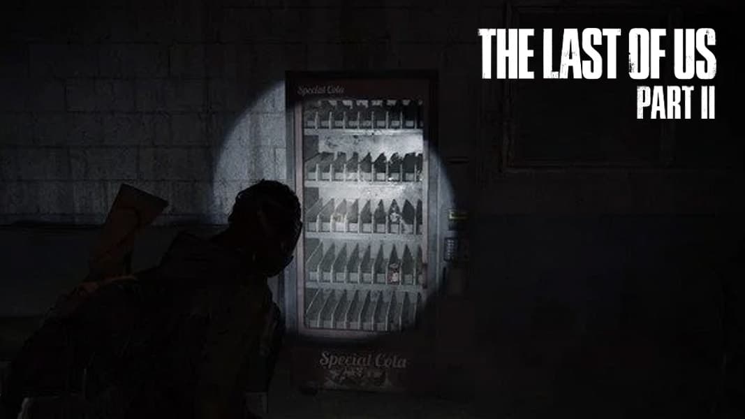 A soda machine in The Last of Us 2