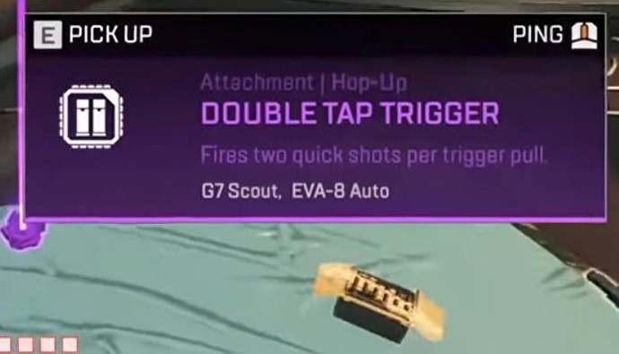 Apex Legends Double Tap Trigger Hop Up