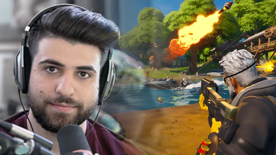 SypherPK next to Fortnite CHapter 2