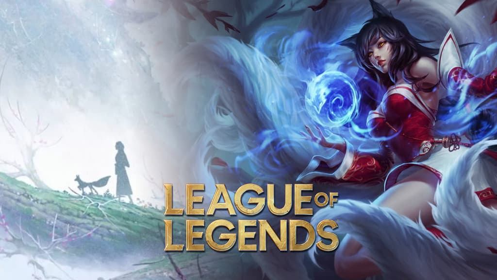 Ahri splash art side by side Spirit Blossom League of Legends teaser