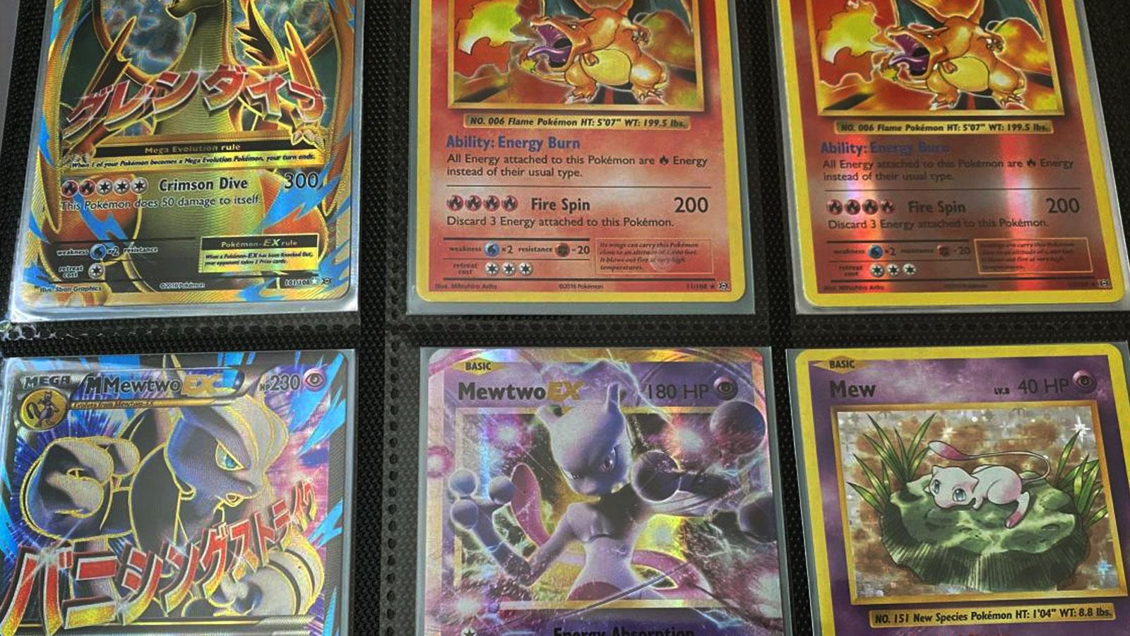 pokemon cards in binder