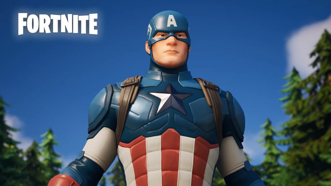 Captain America Fortnite skin