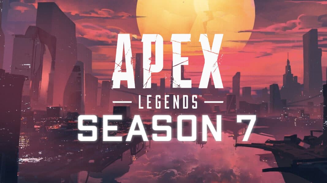 Apex Legends Olympus with the Season 7 logo