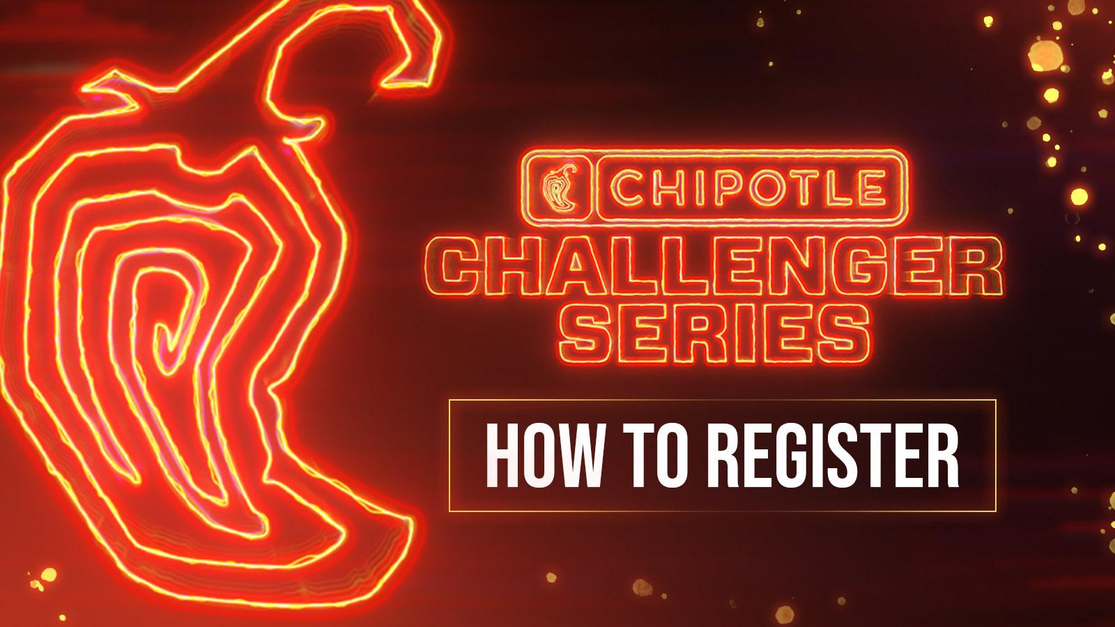 How to register for Chipotle Challenger Series