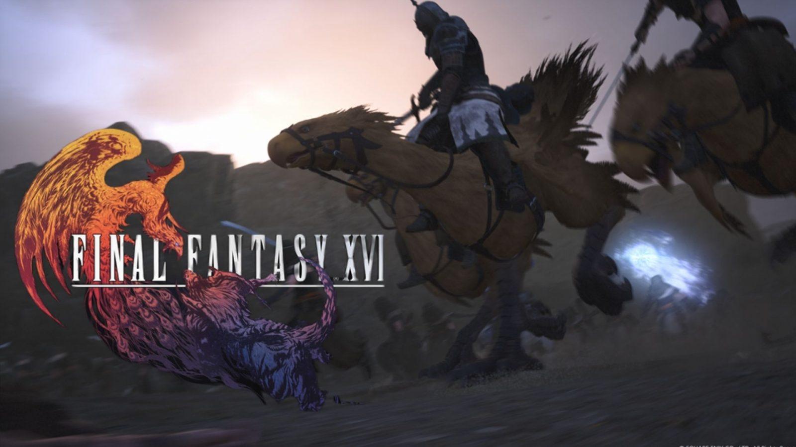 Final Fantasy XIV character riding a chocobo