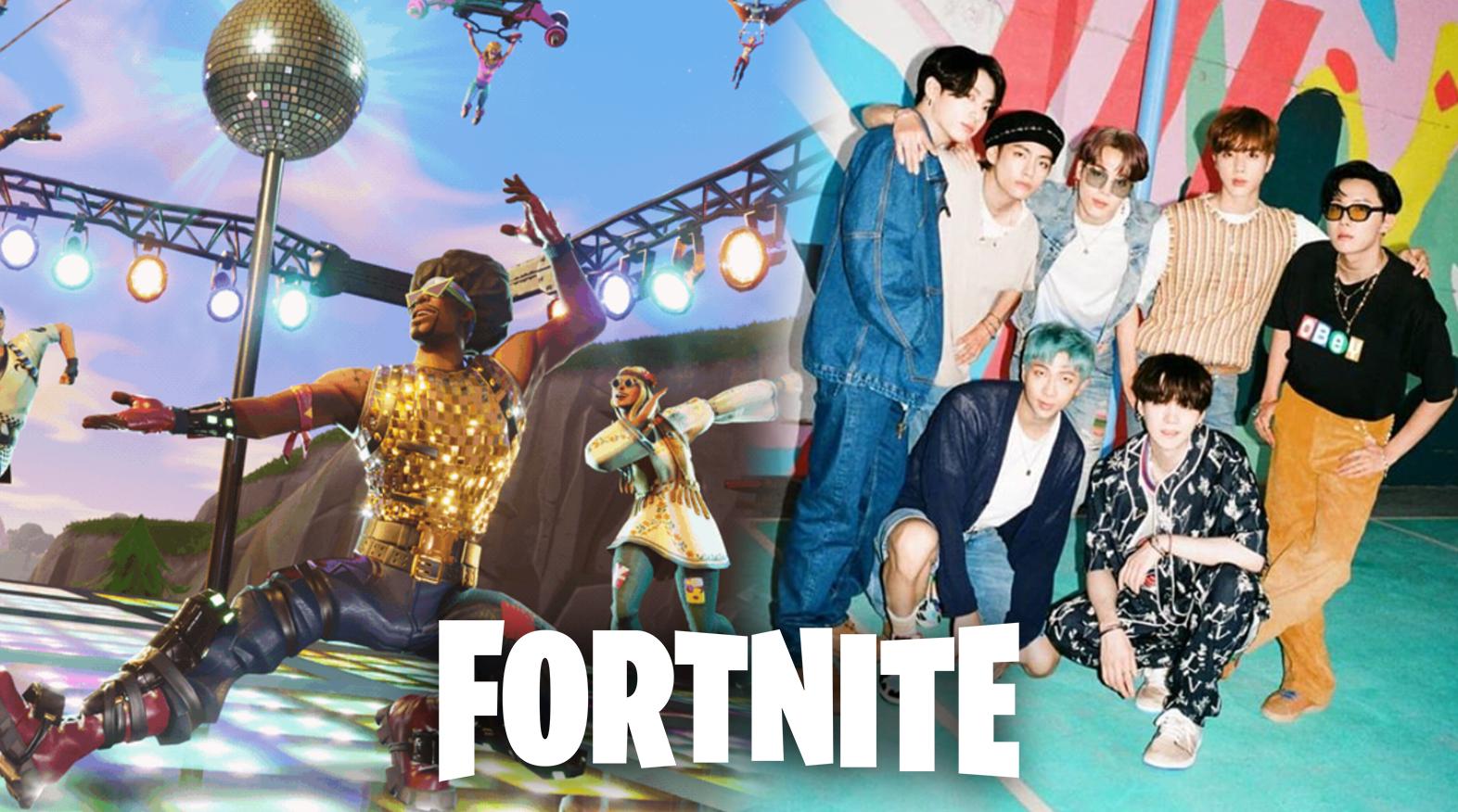 Fortnite gameplay / BTS photoshoot