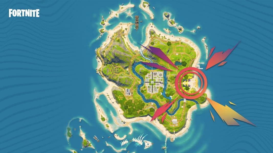 Fortnite's party royale map