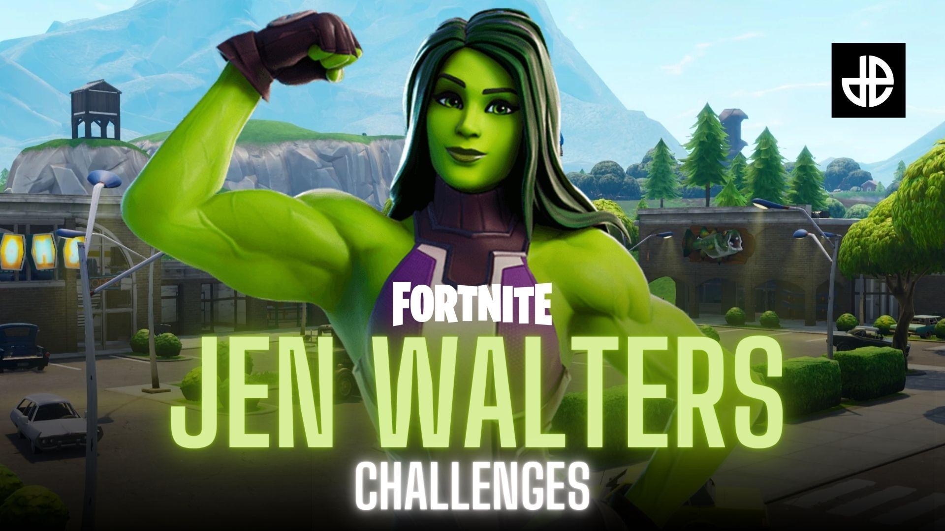 Jennifer Walters Fortnite She-Hulk challenges