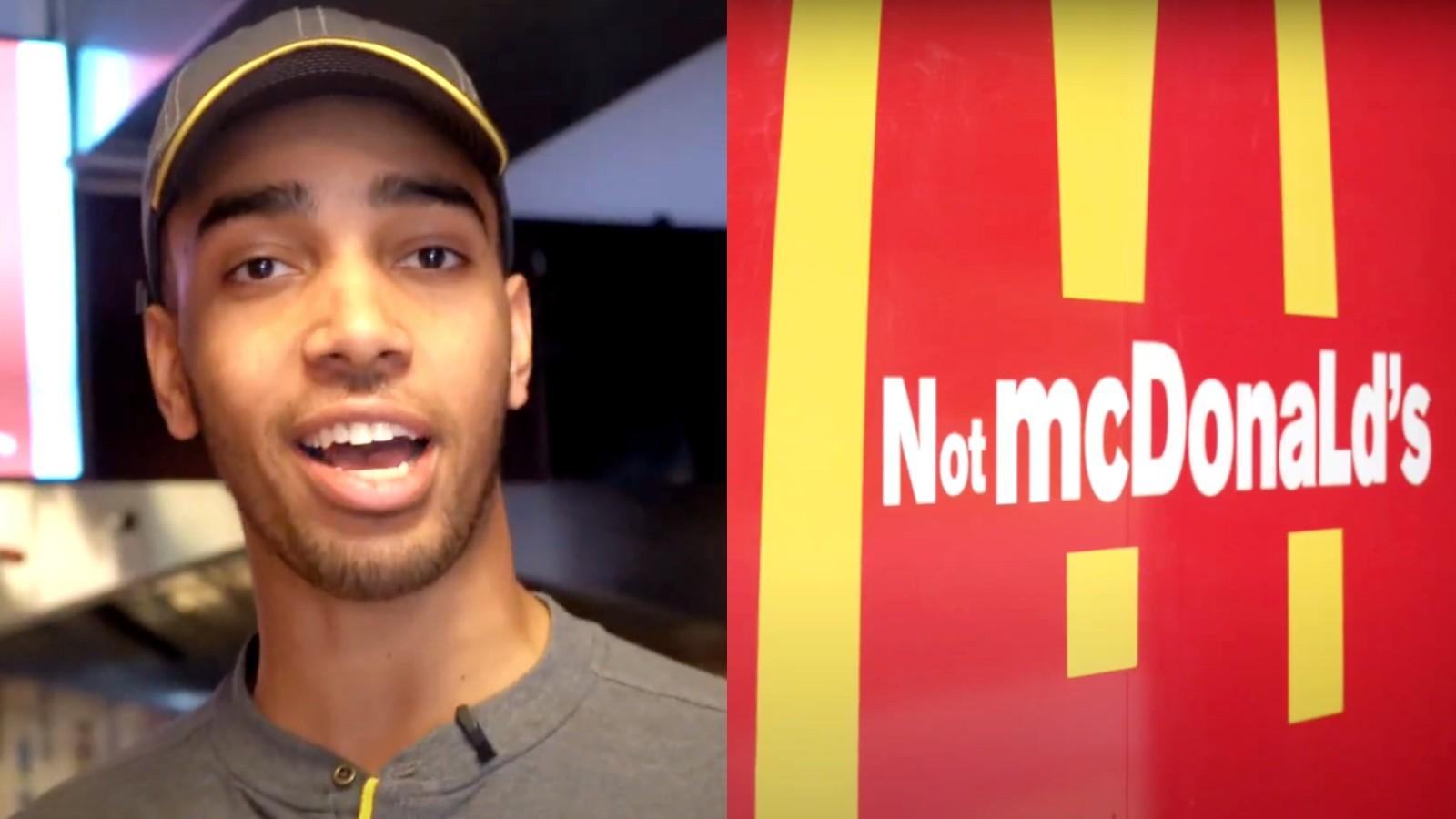 YouTuber creates a fake McDonalds