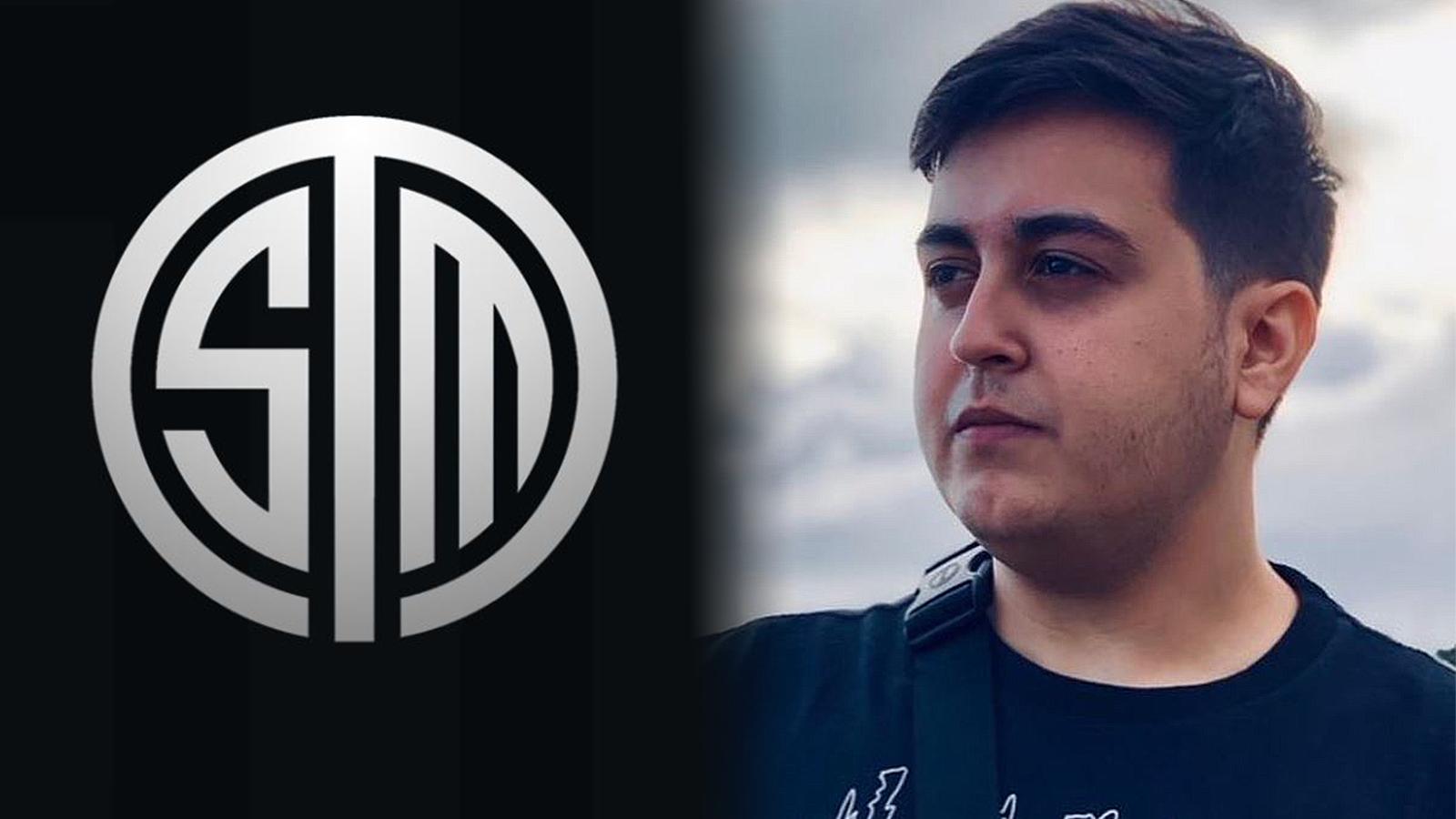 The TSM logo is positioned side-by-side with a photo of Pokelawls looking wistfully into the distance.