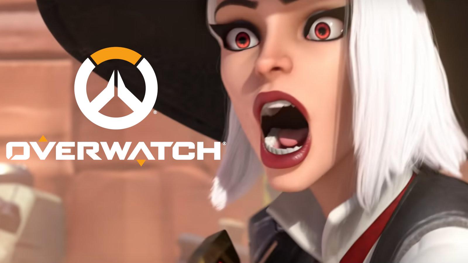 Ashe gasps in Overwatch