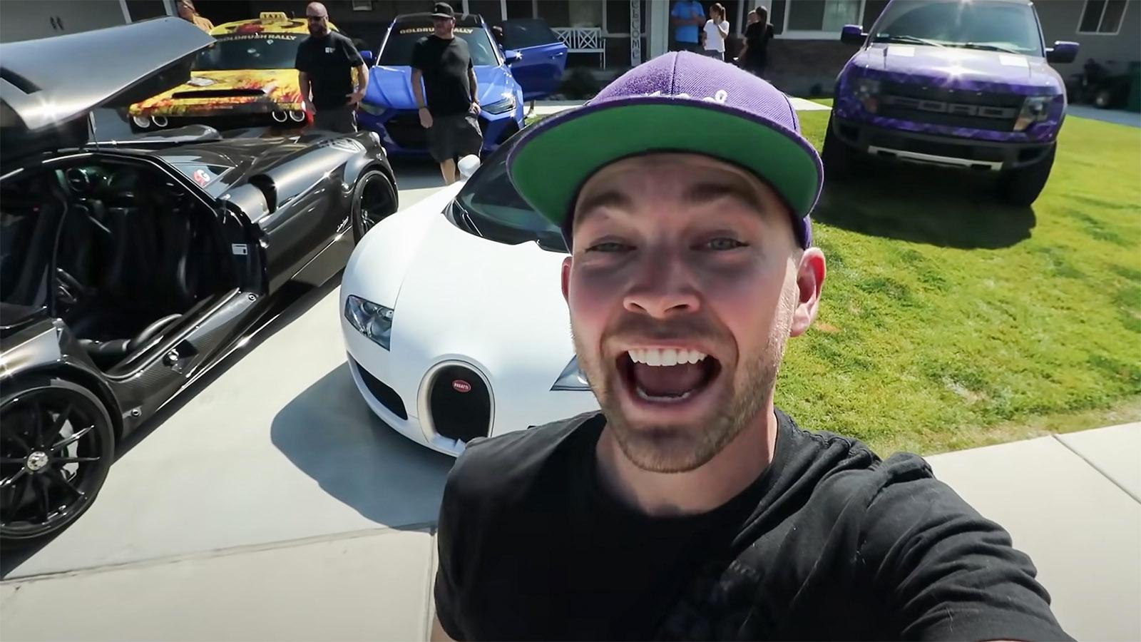 TheStradman hosts a supercar show on his driveway