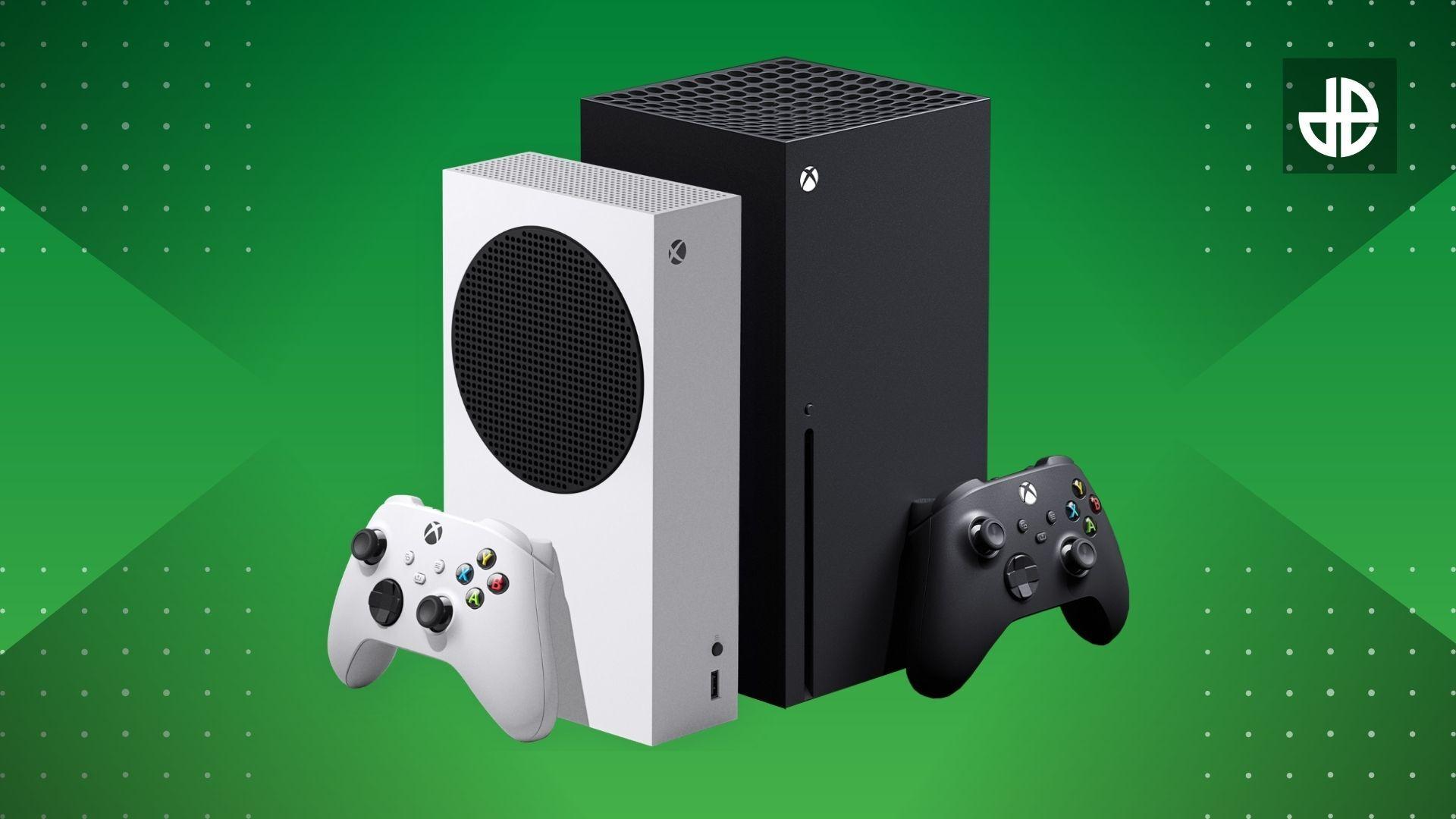 Xbox Series X and S green background