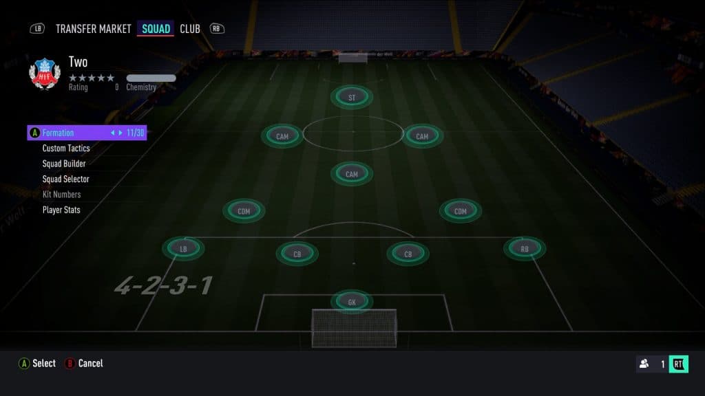 FIFA 21 4231 custom tactics