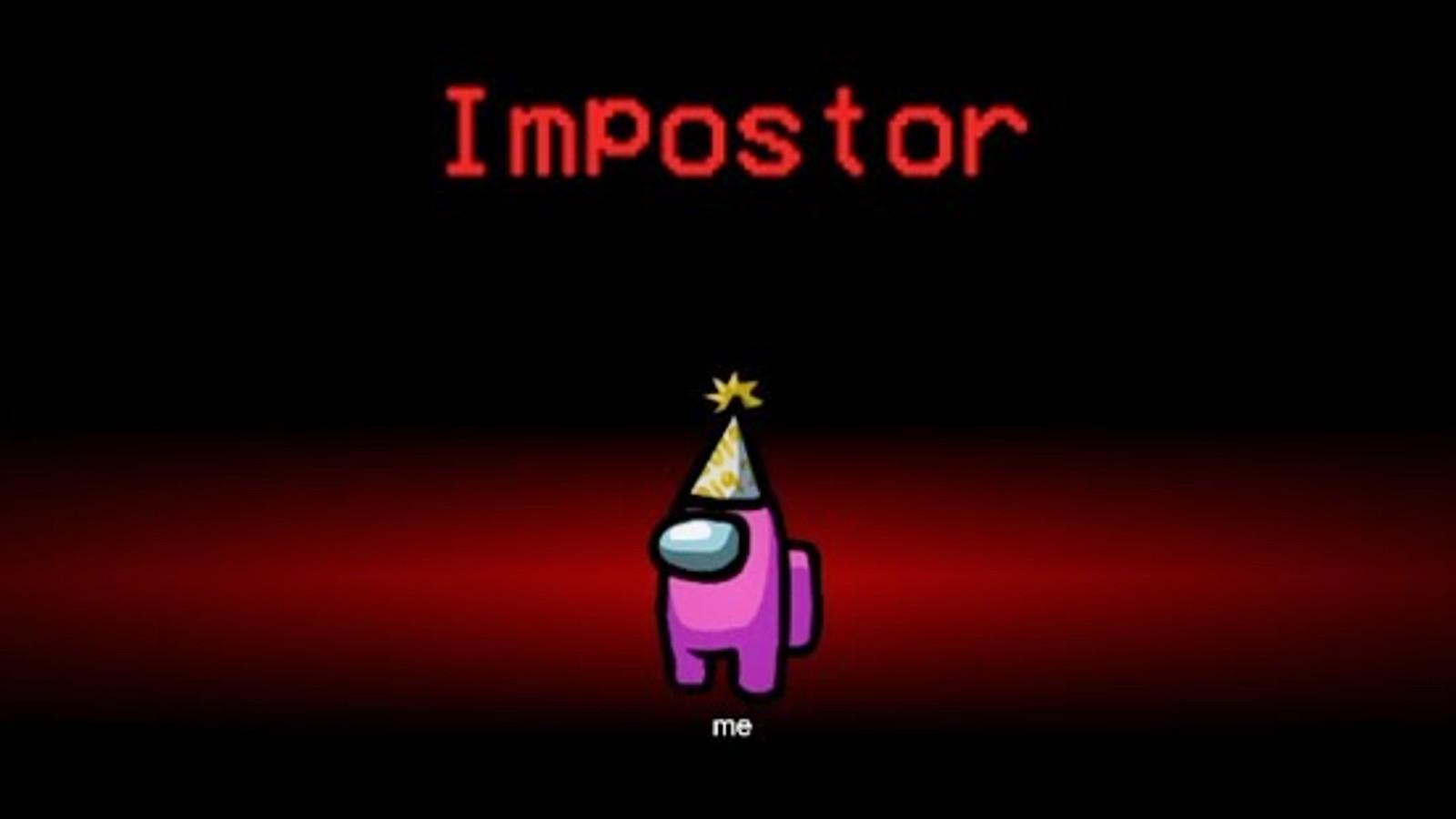 Among us 'Impostor' screen