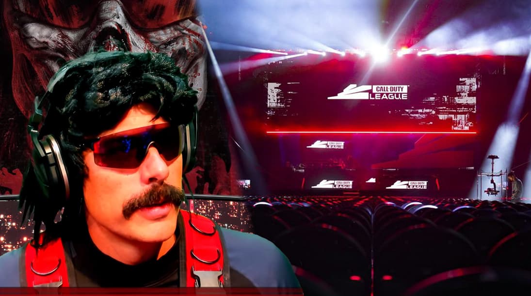 Call of Duty League stage with Dr Disrespect