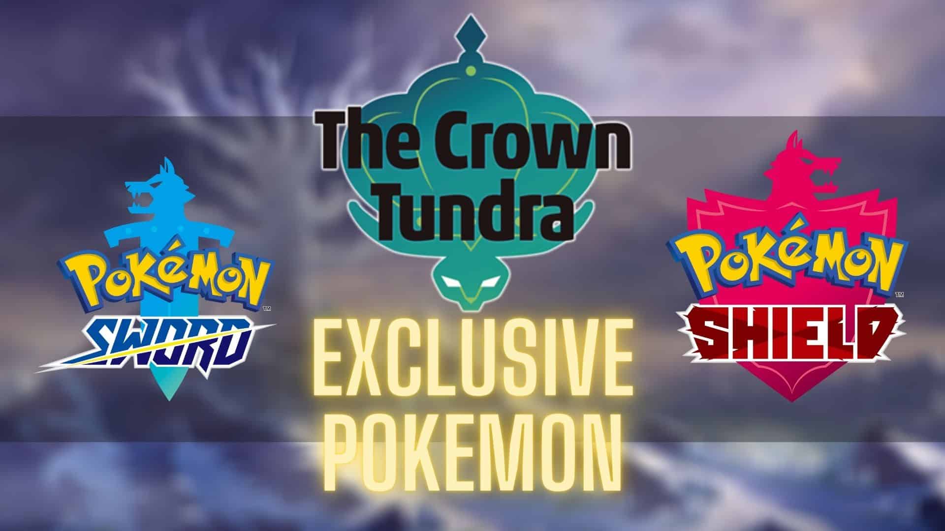 Pokemon Sw & Sh Crown Tundra NEW Pokemon List w/ Stats