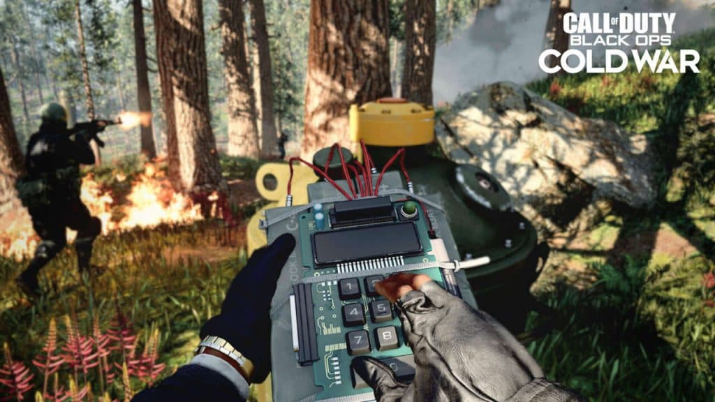 COD player planting bomb in Fireteam mode