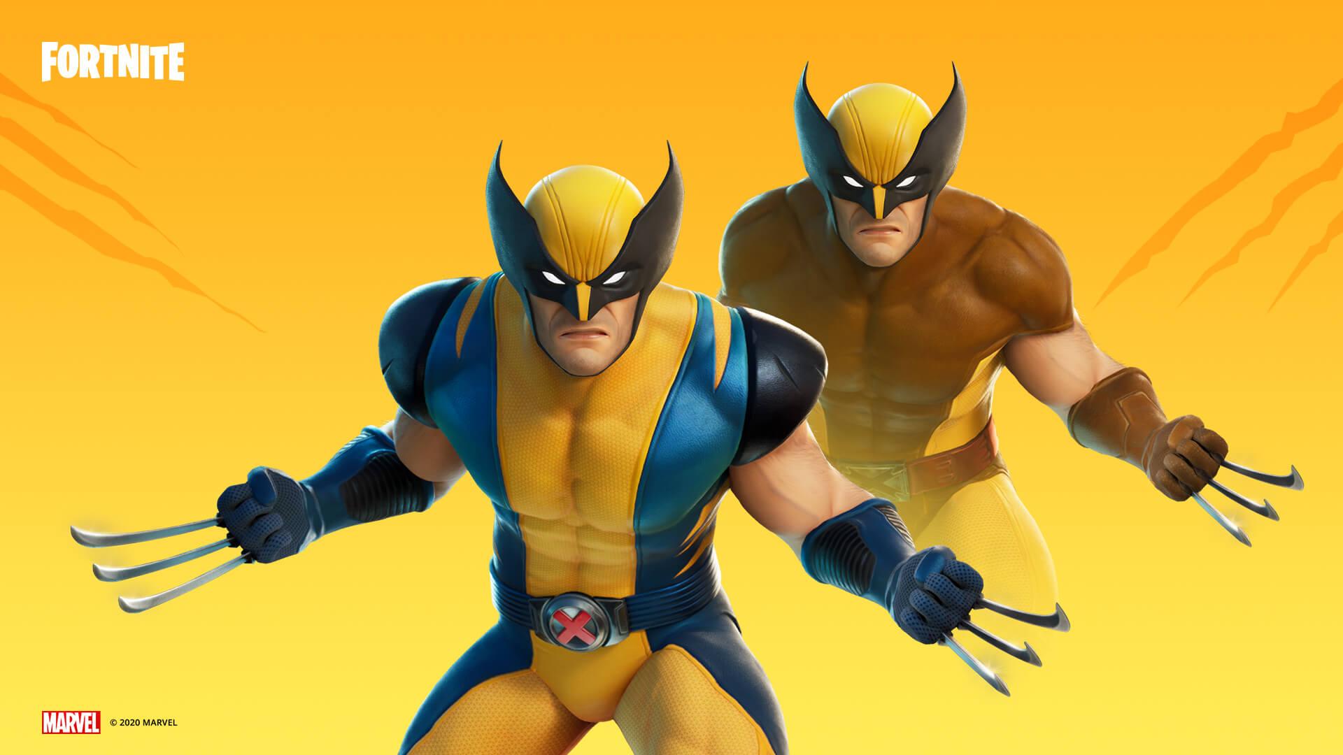 Wolverine outfits in Fortnite
