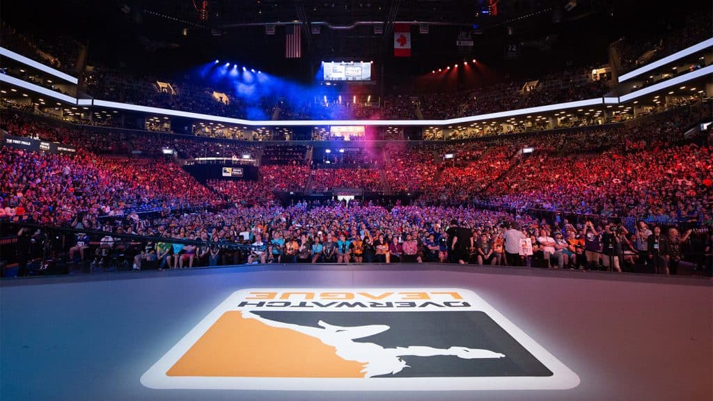 Overwatch League stage at 2018 grand final