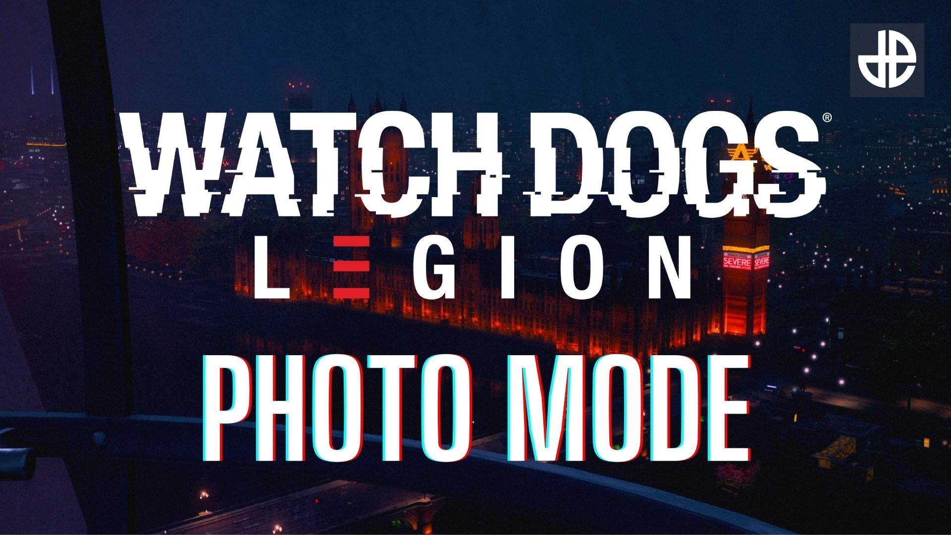 Watch Dogs Legion photo mode