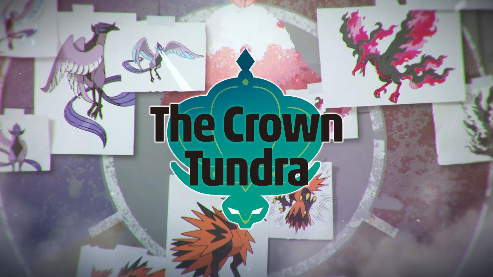 Galarian Articuno Zapdos Moltres Legendary Crown Tundra Pokemon Sword DLC