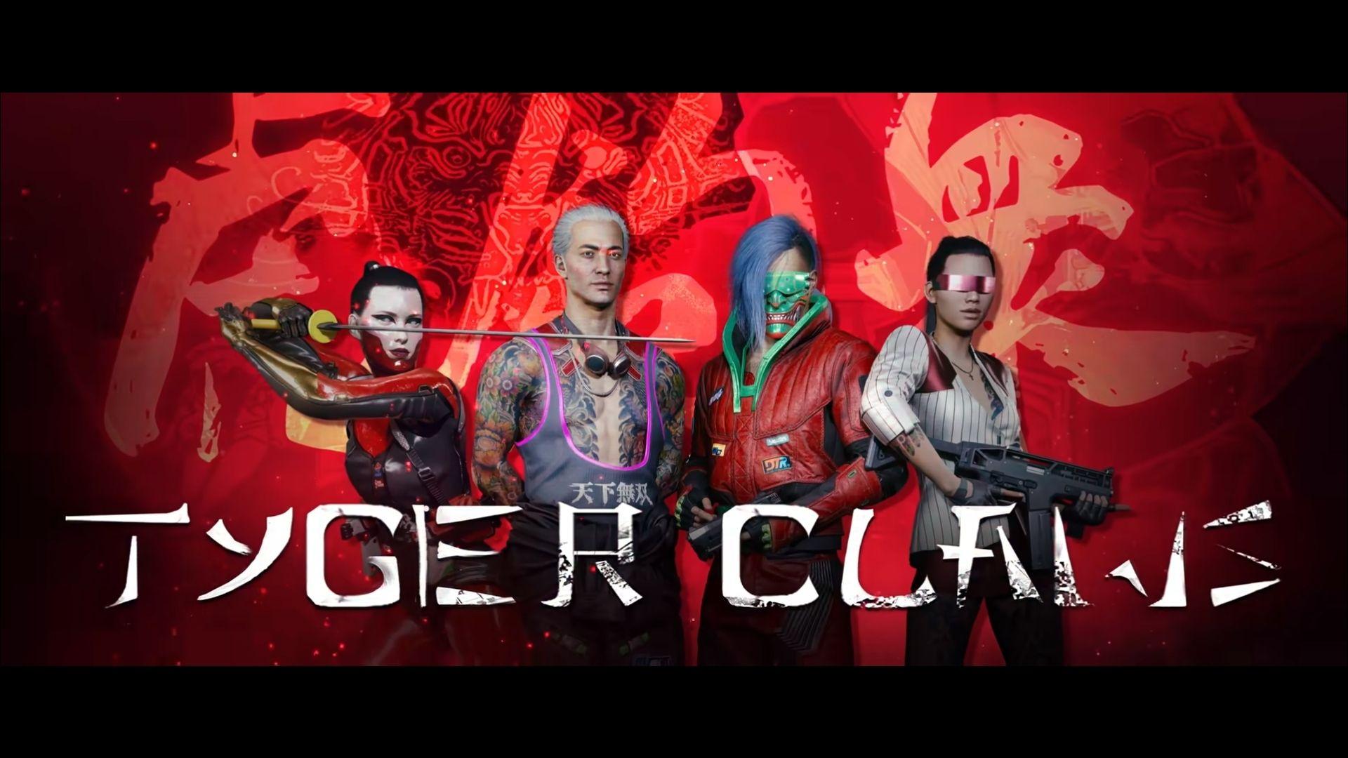 The Tyger Claws gang in Cyberpunk 2077