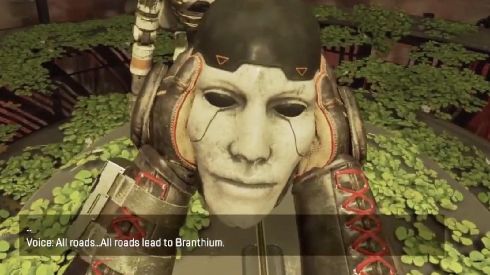 Ash saying Branthium in Apex Legends