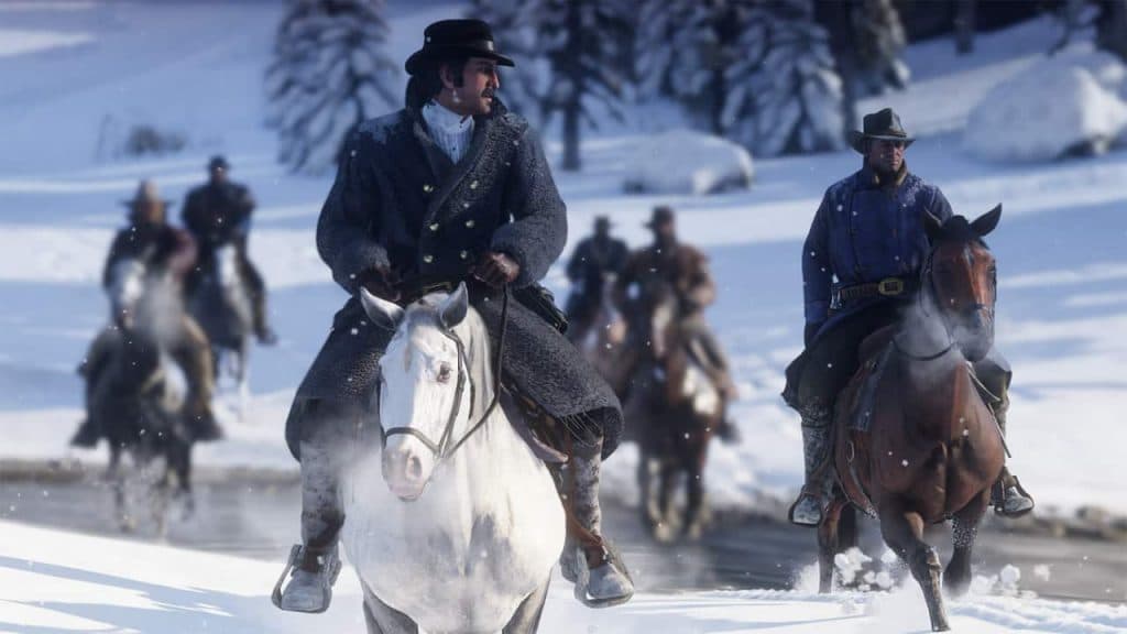Snow in Red Dead Redemption