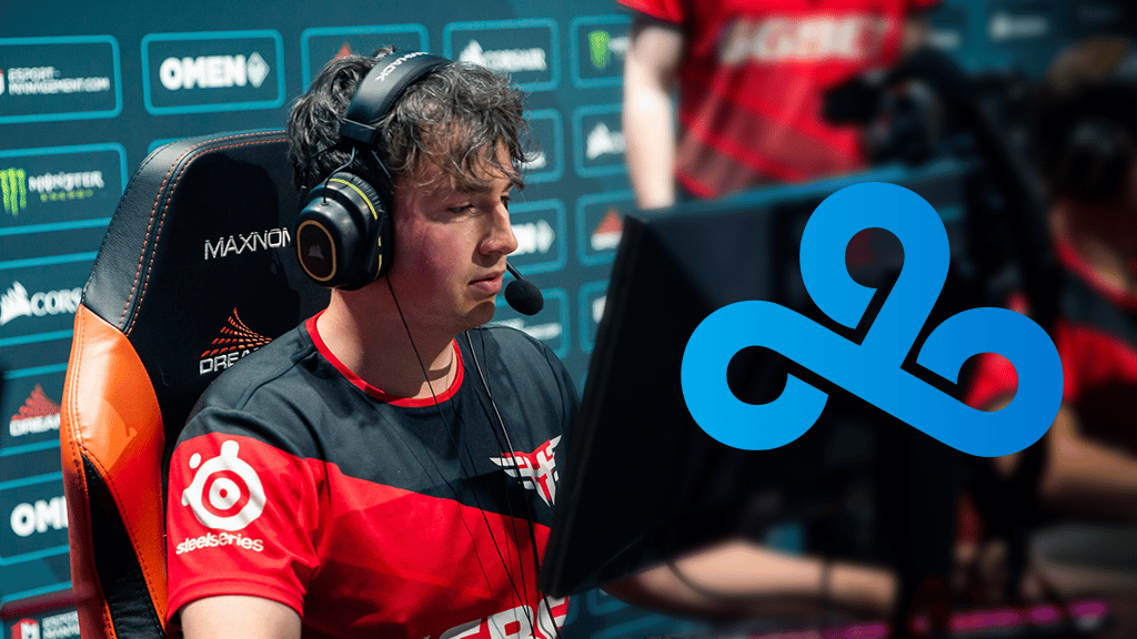 es3tag playing for Heroic with Cloud9 logo