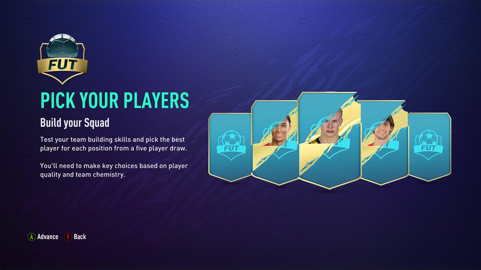 FIFA 21 FUT Draft rewards