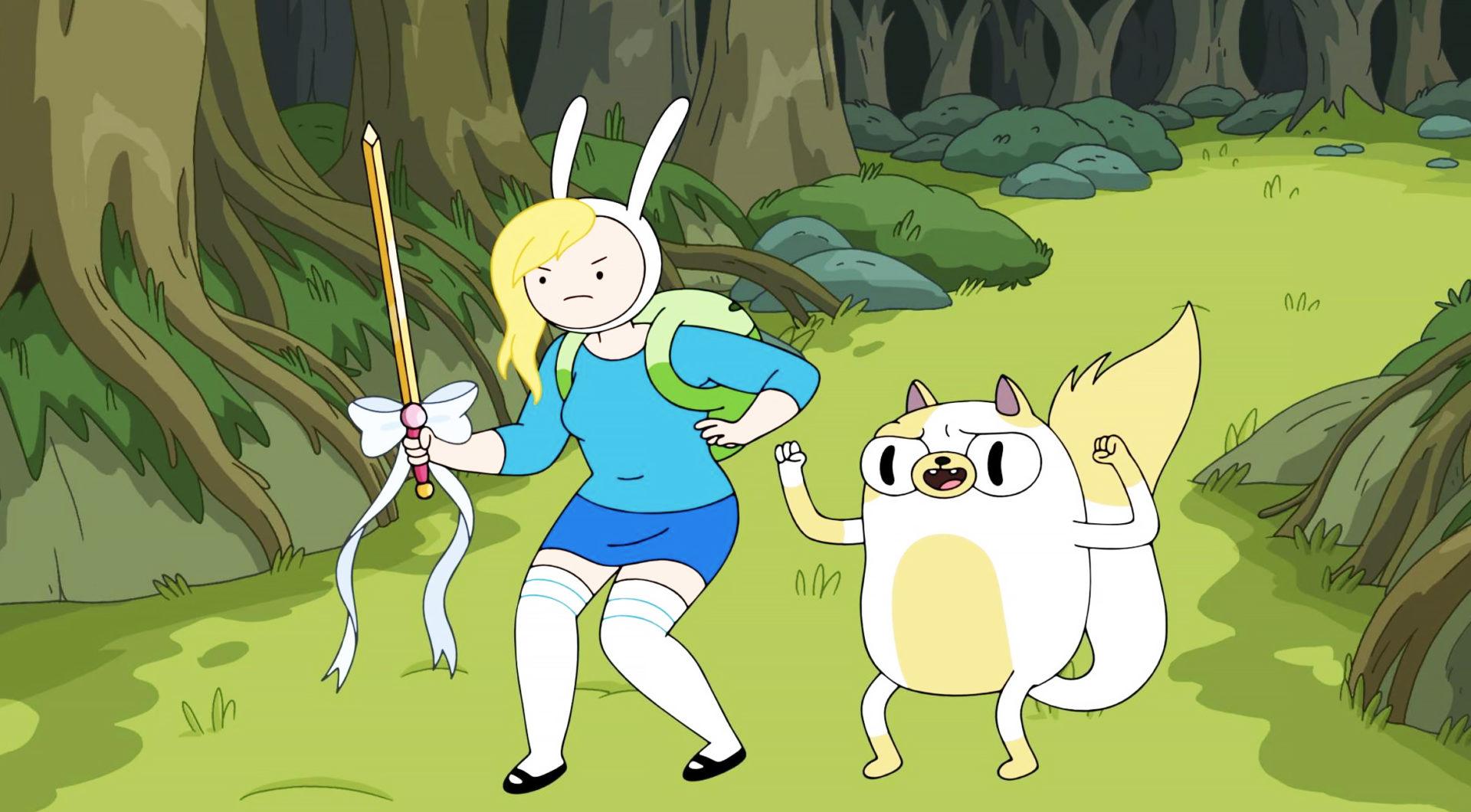 fionna and cake in adventure time