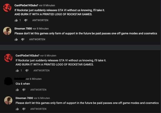 Rockstar censors GTA 6 comments