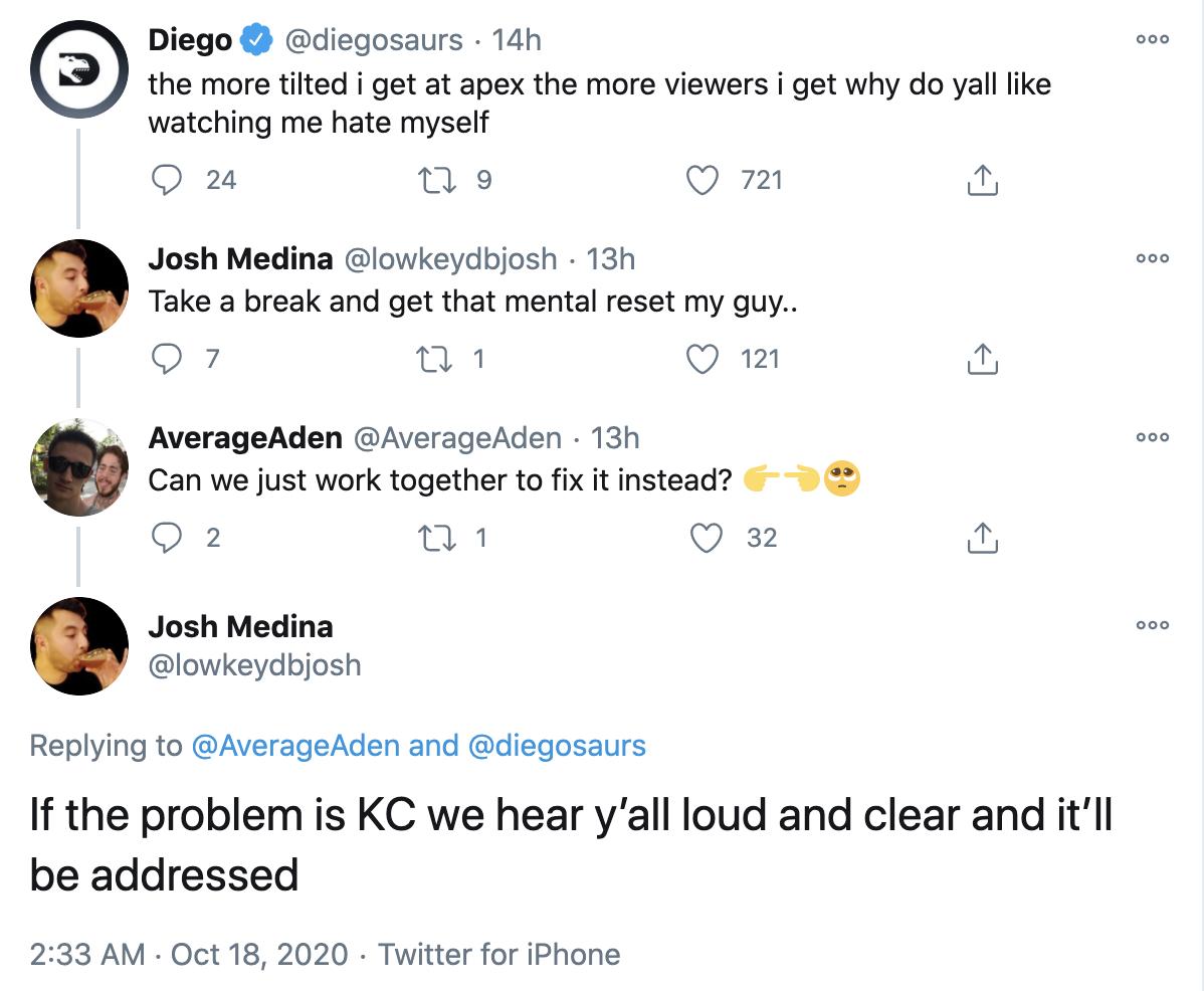 Josh Medina response