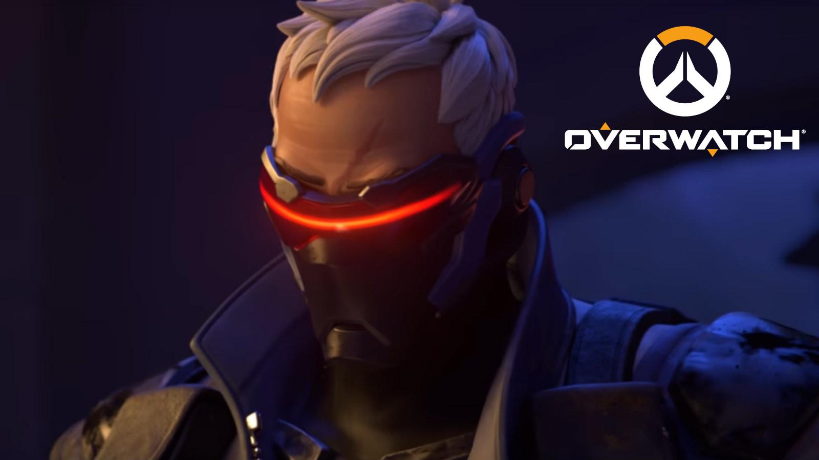 Soldier 76 stares at camera