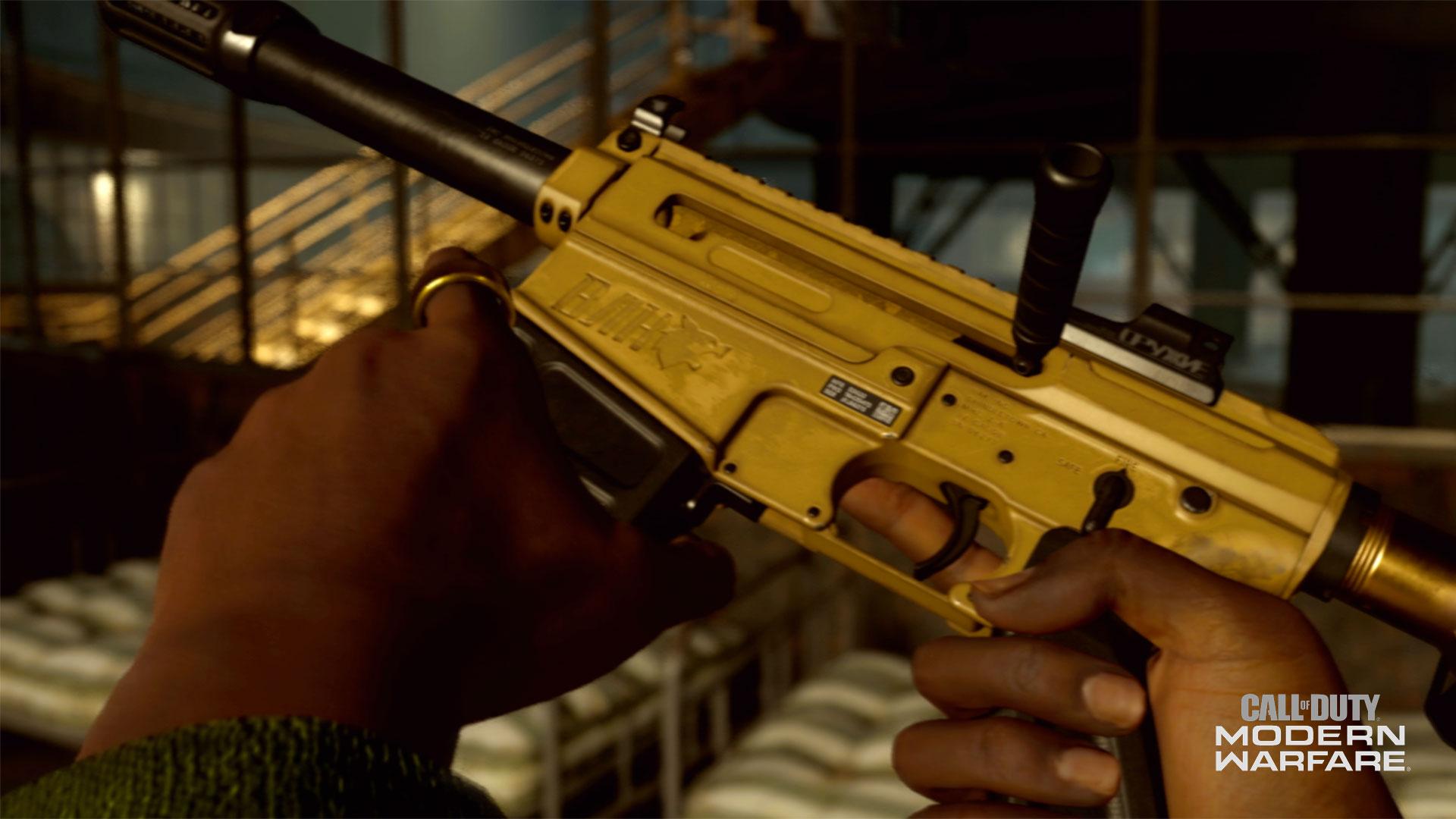 Modern Warfare Warzone VLK Rogue Shotgun gold