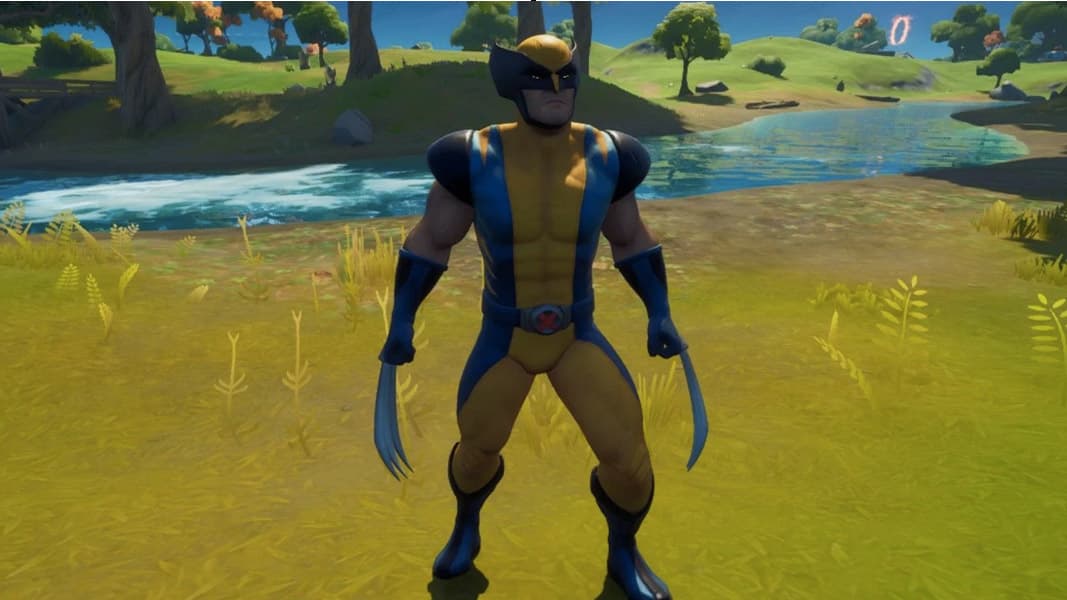 Wolverine standing around in Fortnite