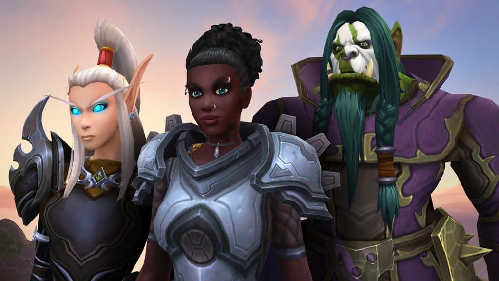 New WoW Shadowlands character customization options.