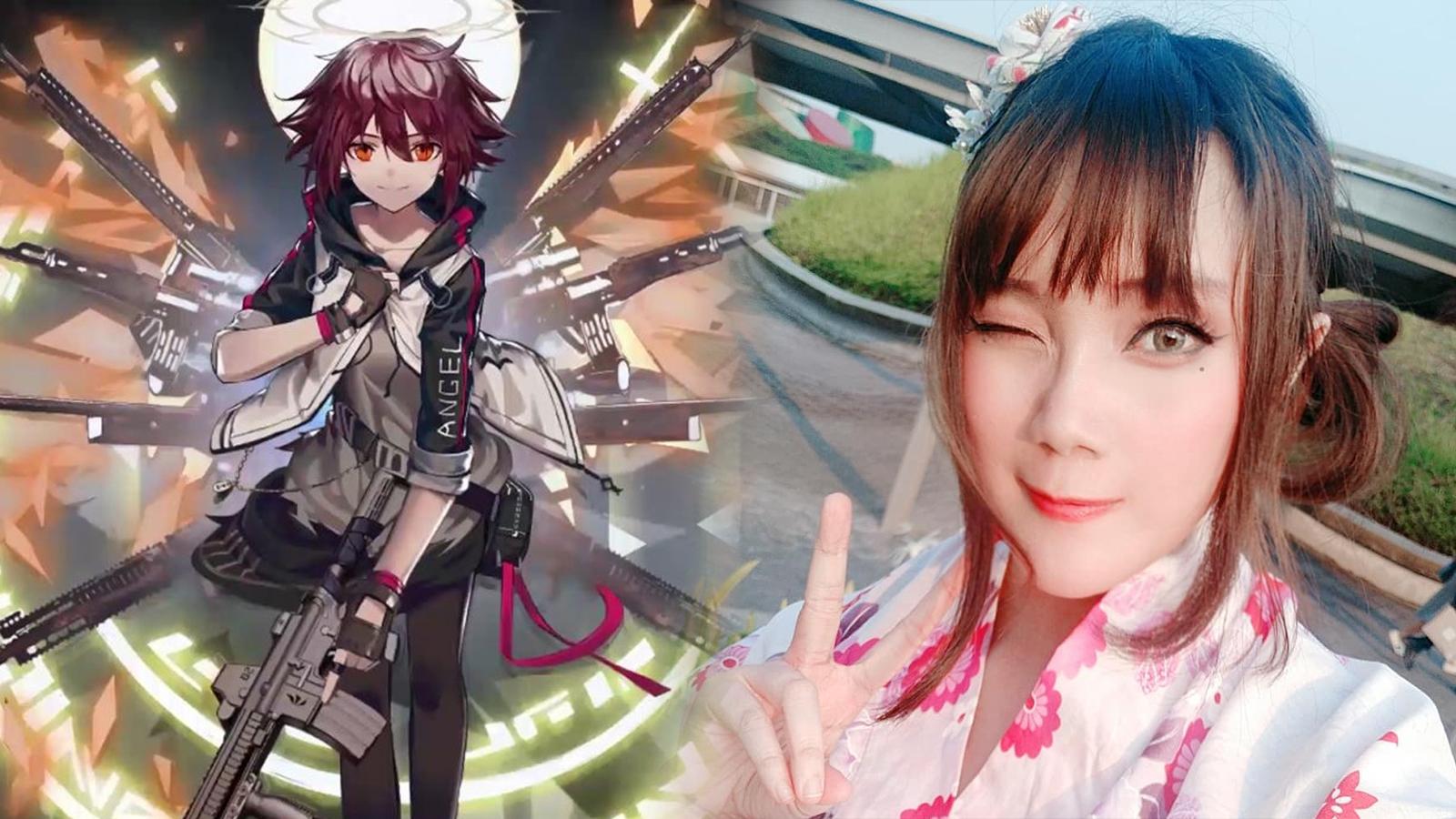 Arknights cosplayer jumps into battle as flawless Exusiai - Dexerto