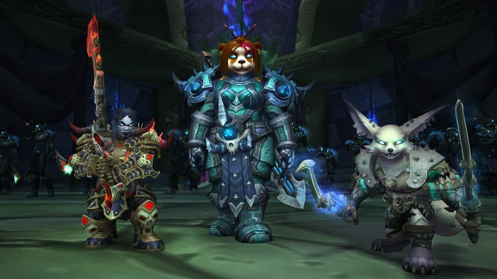 World of Warcraft Shadowlands Free Character Transfer