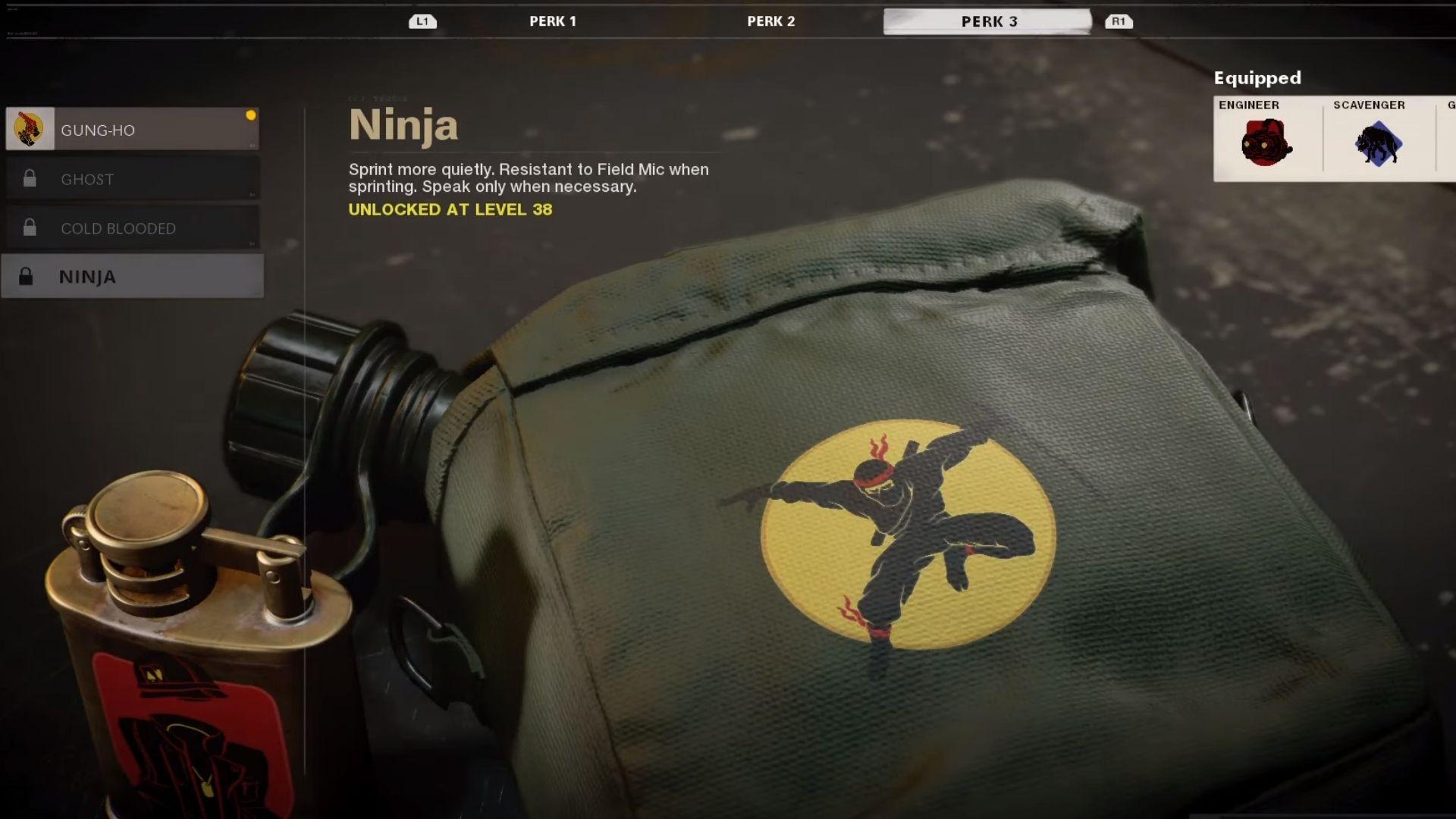 ninja perk in black ops cold war