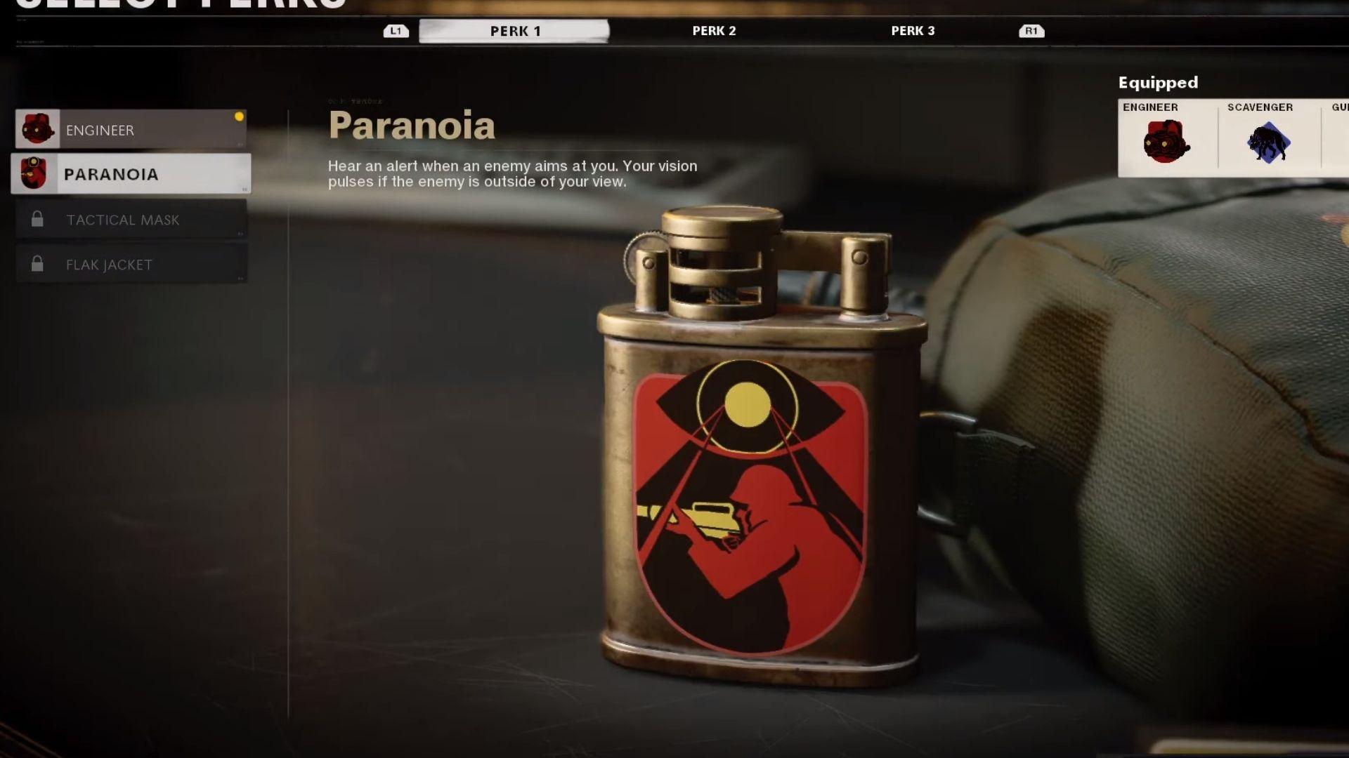 paranoia perk in black ops cold war