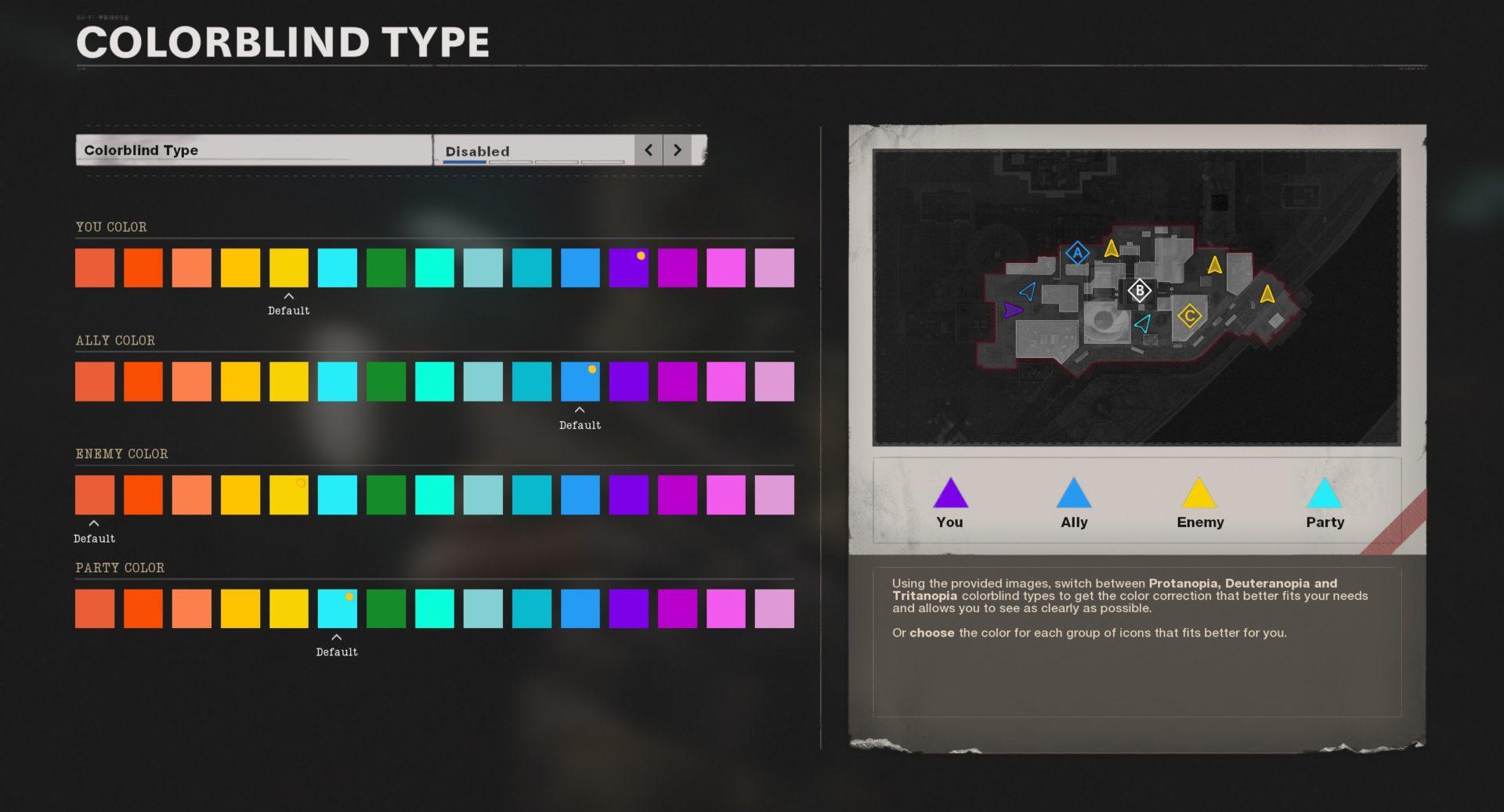 Black Ops Cold War colorblind settings