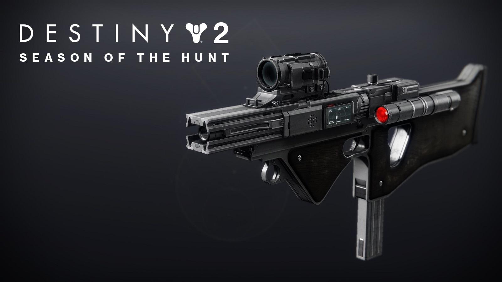 Destiny 2 Beyond Light Friction Fire SMG With Season of the Hunt Text